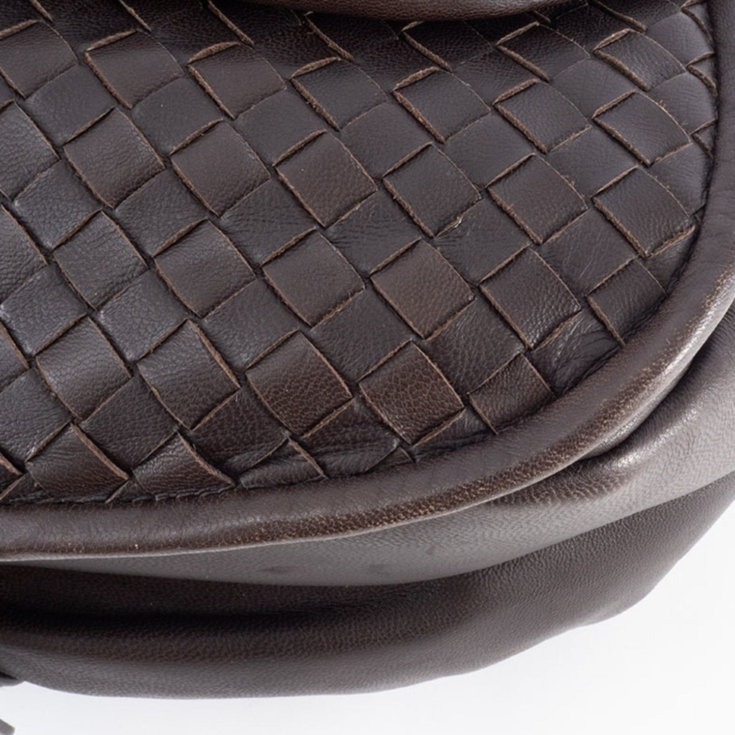 Bottega Veneta Intrecciato, Brown, Leather, shoulder