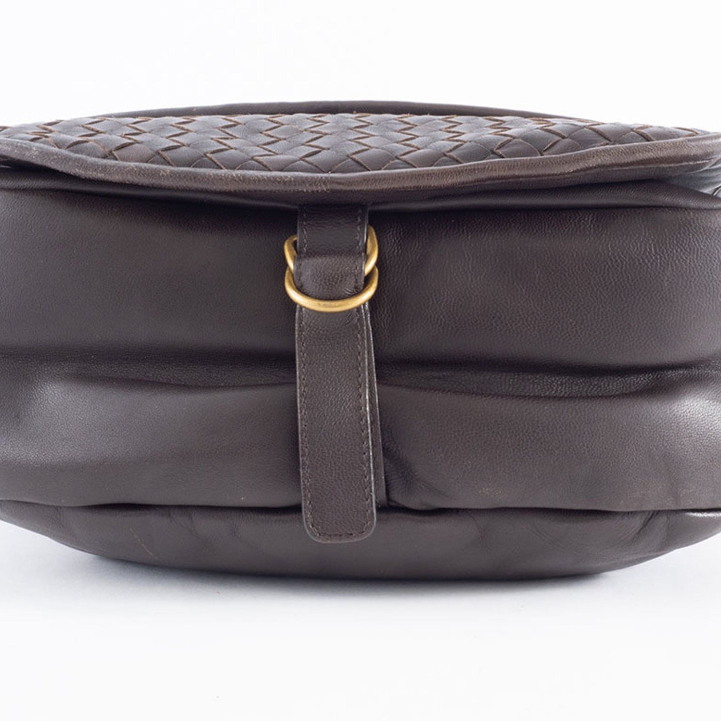 Bottega Veneta Intrecciato, Brown, Leather, shoulder