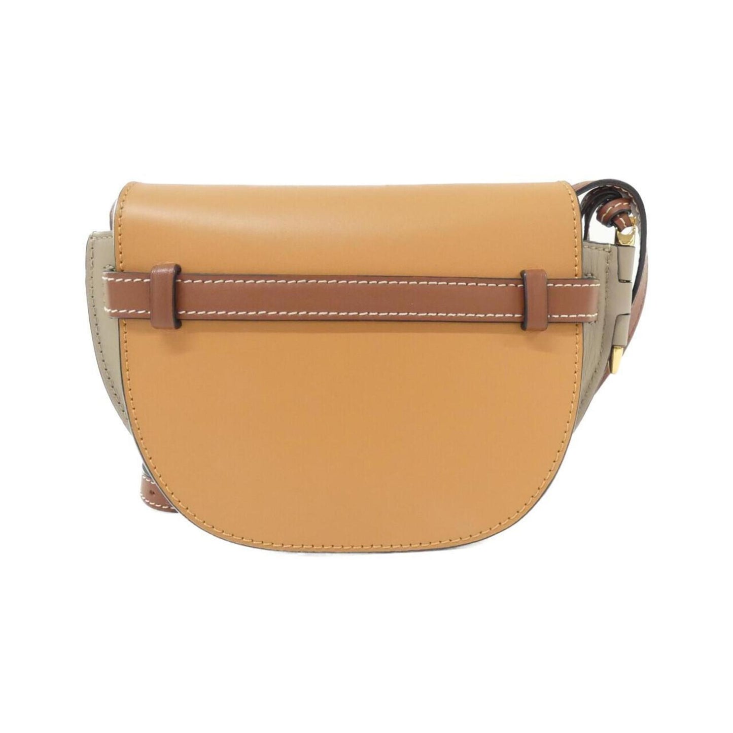 Loewe Gate, Grey, Leather, shoulder