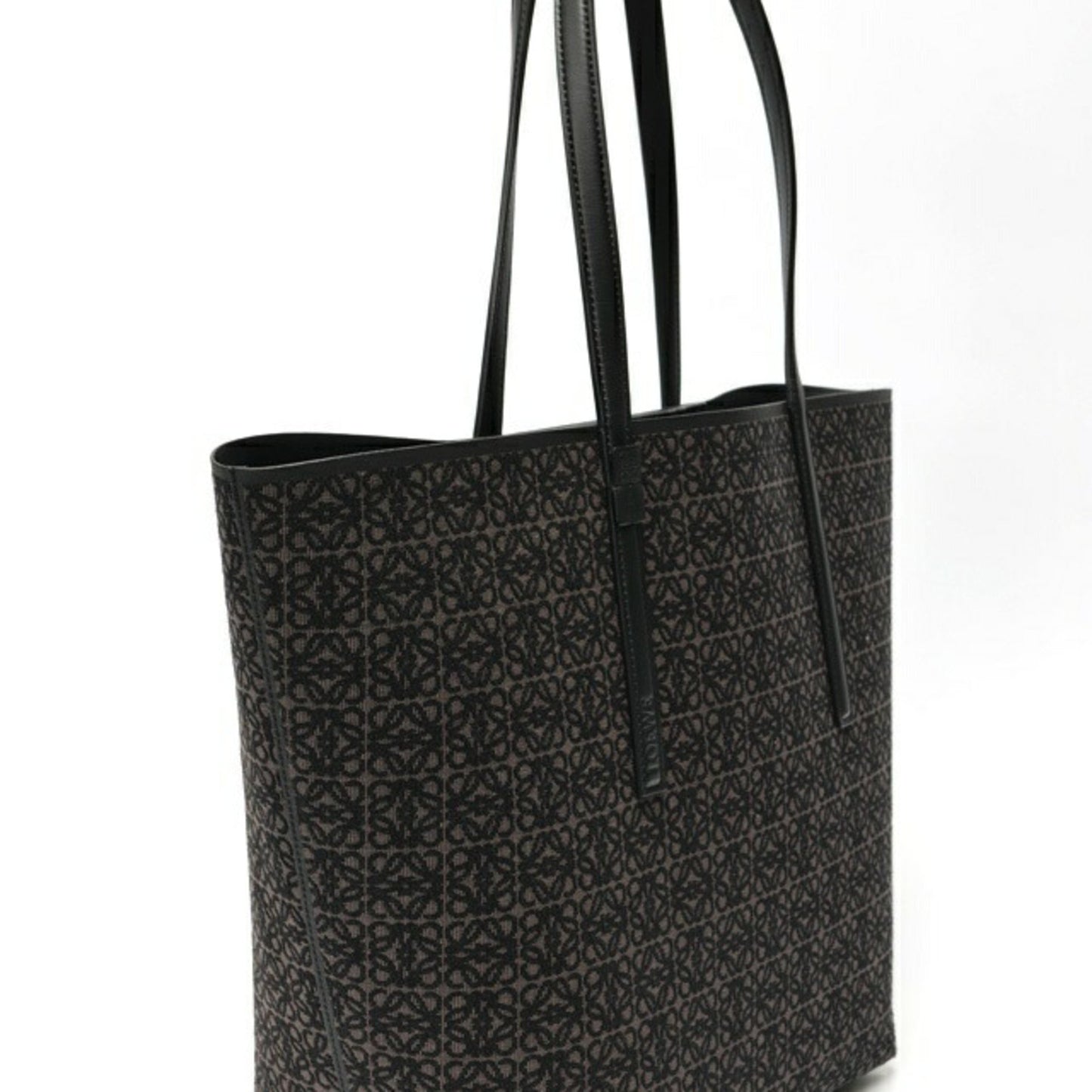 Loewe Anagram Pendant, Black, Canvas, tote