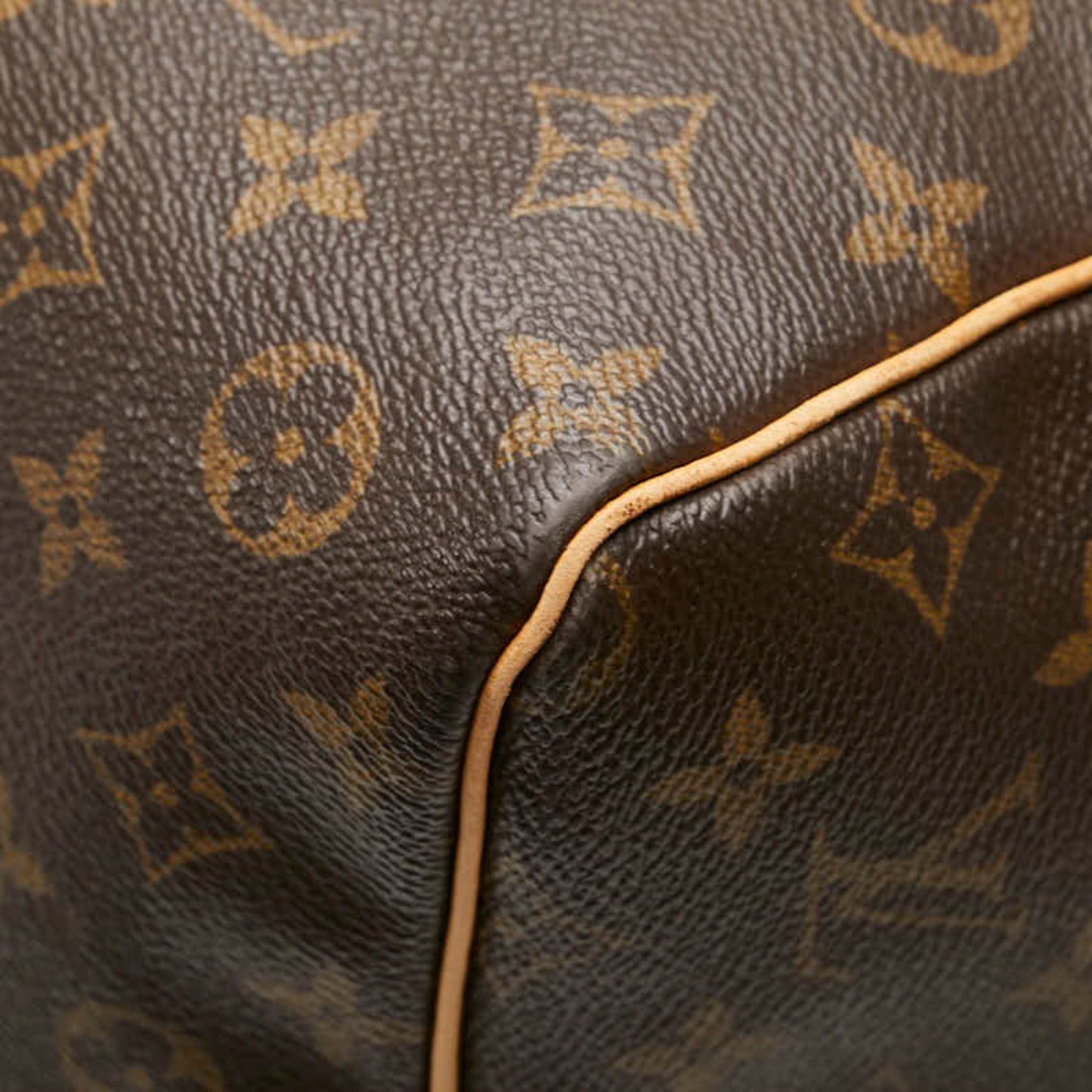 Louis Vuitton Keepall 60, Brown, Canvas, travel