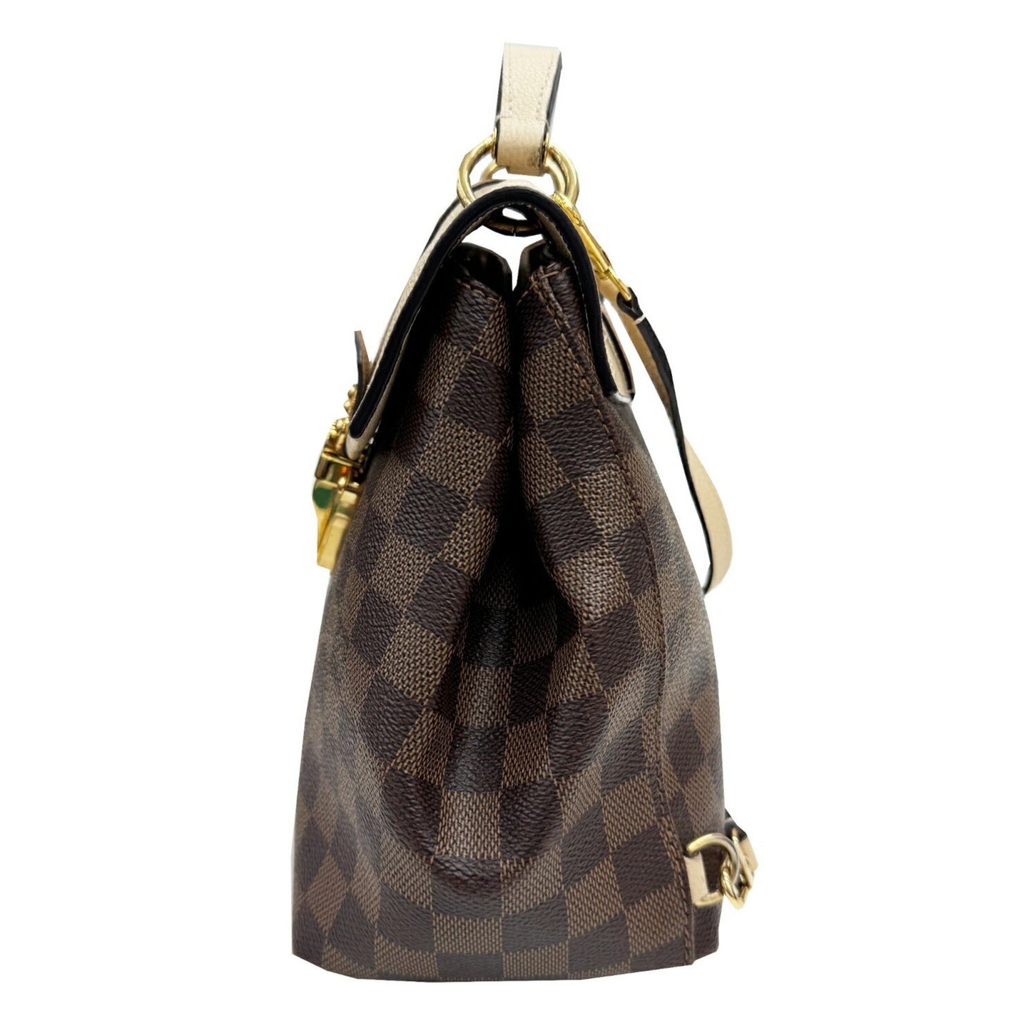 Louis Vuitton Clapton, Brown, Canvas, backpack