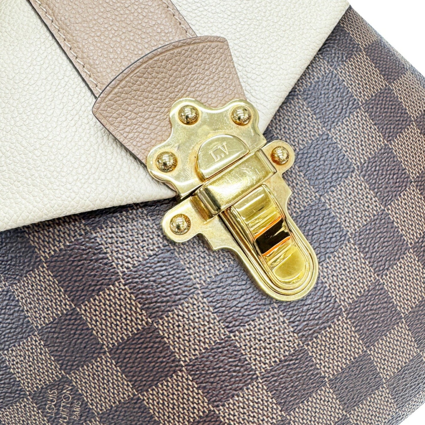 Louis Vuitton Clapton, Brown, Canvas, backpack
