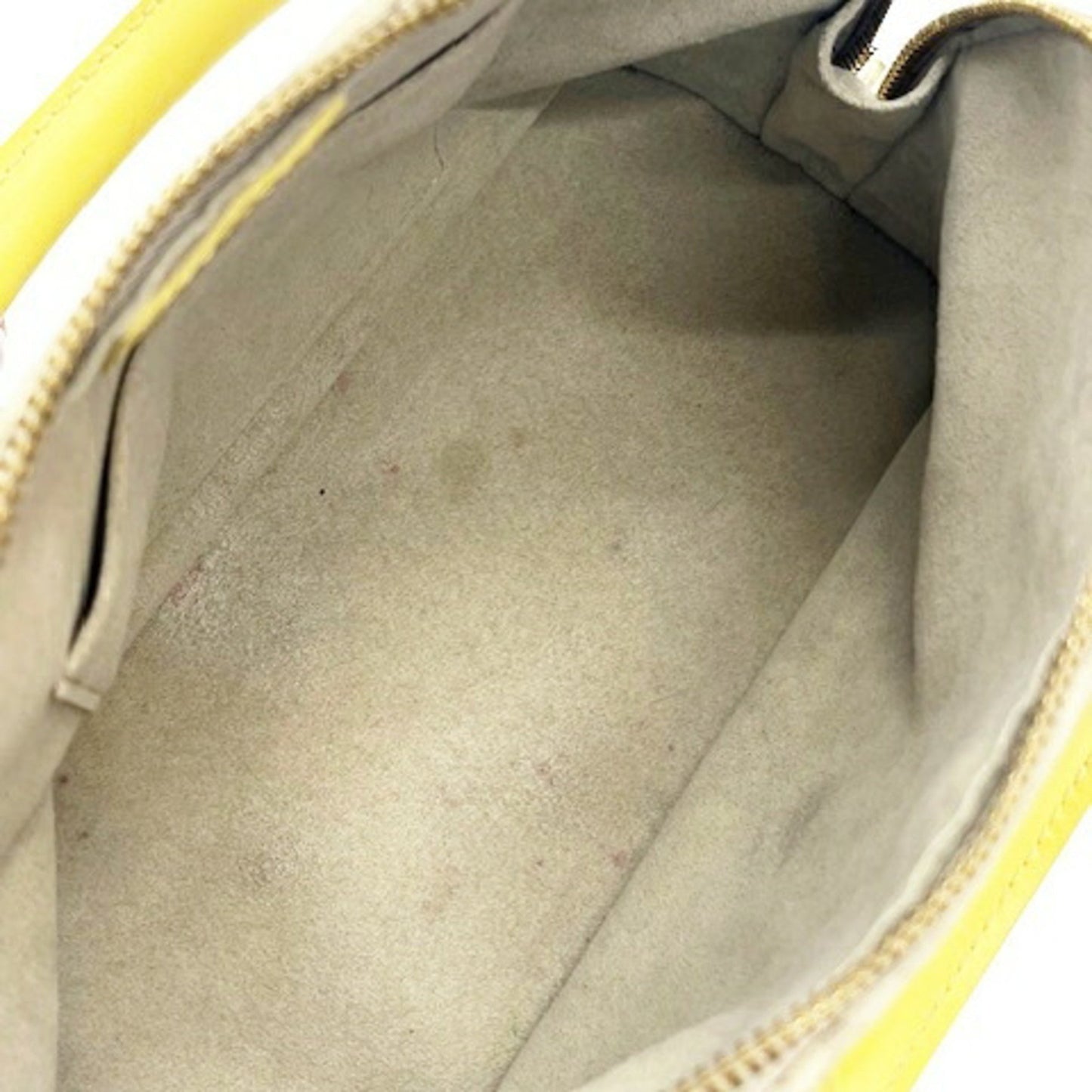 Louis Vuitton Alma BB, Yellow, "CANVAS, LEATHER", handbag