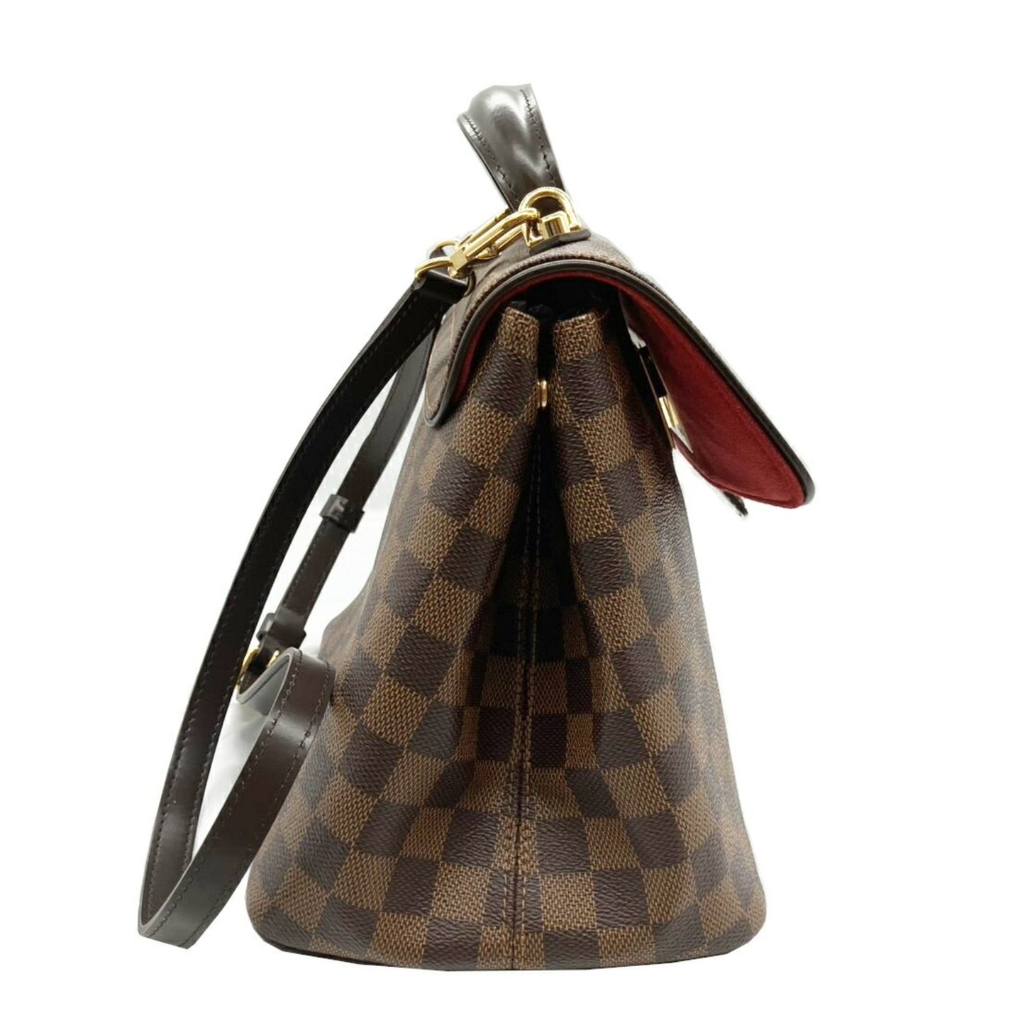 Louis Vuitton Bergamo, Brown, Canvas, shoulder