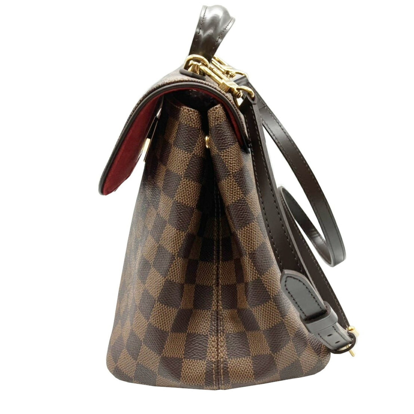 Louis Vuitton Bergamo, Brown, Canvas, shoulder