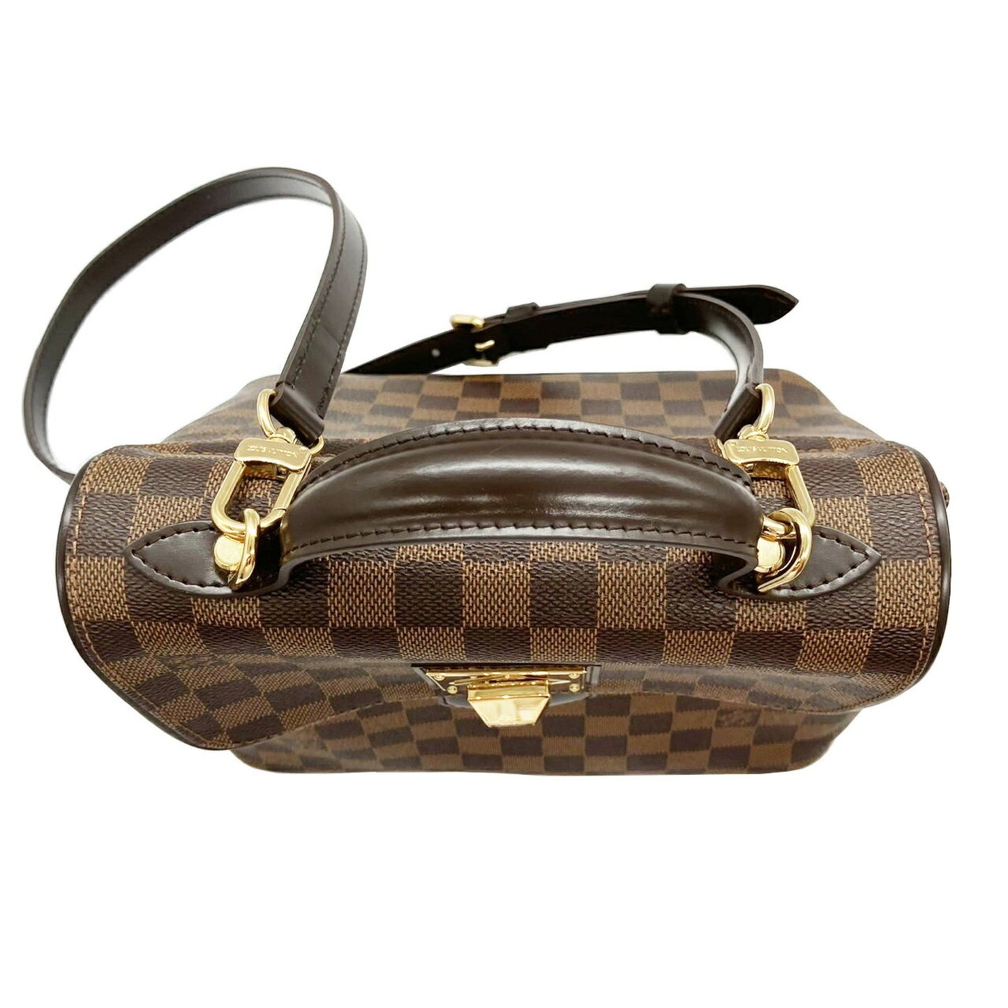 Louis Vuitton Bergamo, Brown, Canvas, shoulder