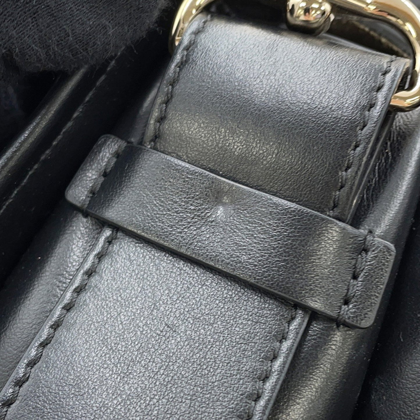 Chloé Tess Day, Black, Leather, handbag