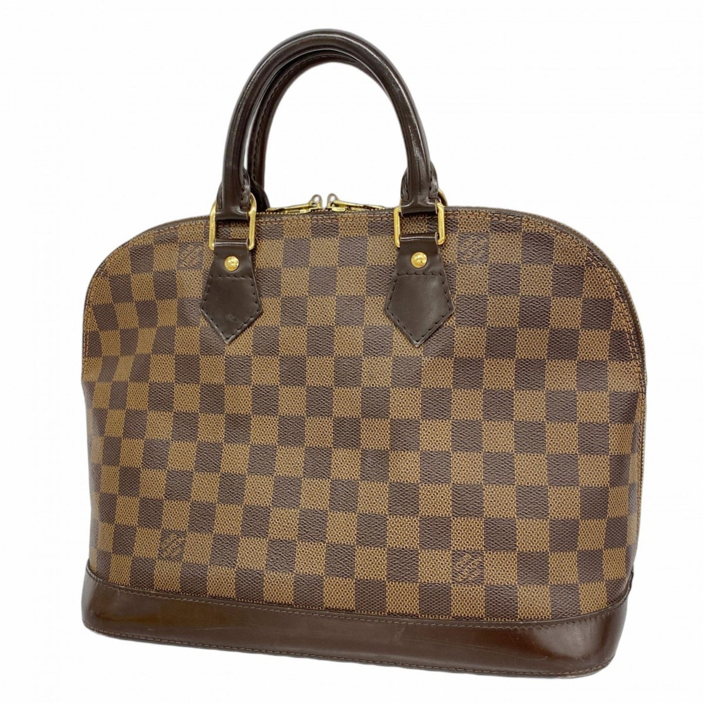 Louis Vuitton Alma, Brown, Canvas, handbag