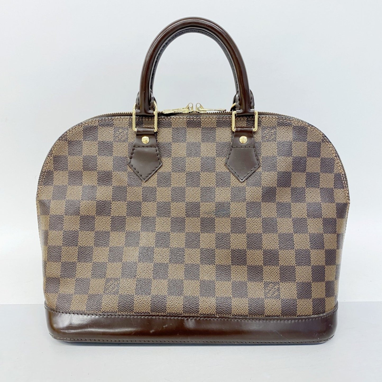 Louis Vuitton Alma, Brown, Canvas, handbag