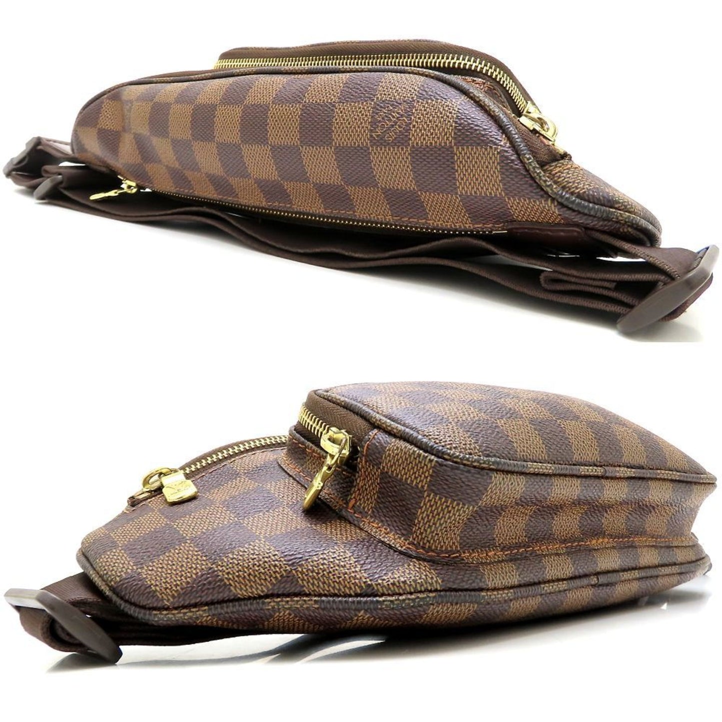 Louis Vuitton Melville, Brown, Canvas, shoulder