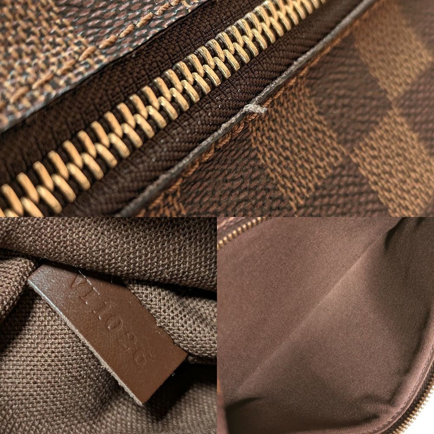 Louis Vuitton Melville, Brown, Canvas, shoulder