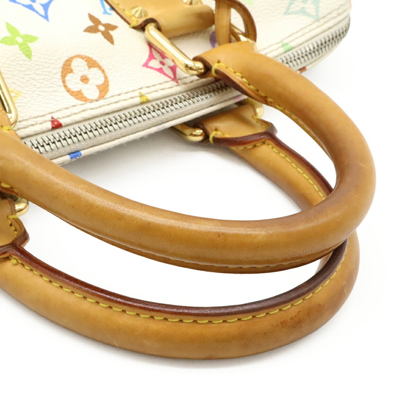Louis Vuitton Speedy 30, White, Canvas, handbag