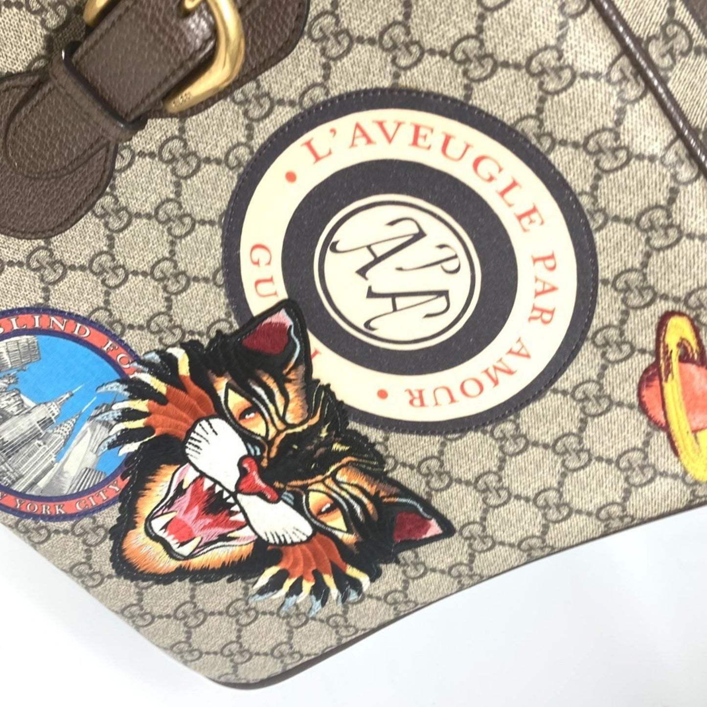 Gucci GG Supreme, Beige, Canvas, travel