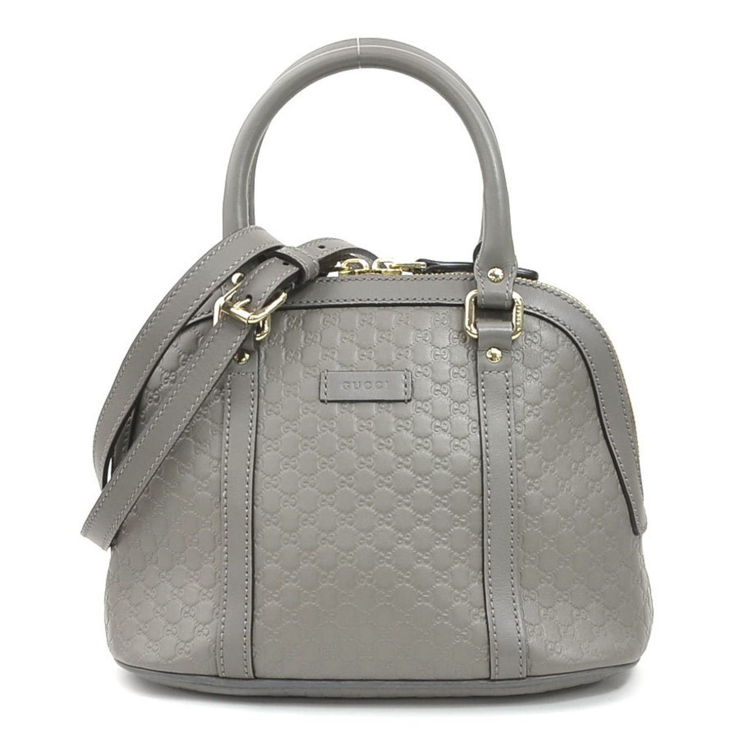 Gucci Guccissima, Grey, Leather, handbag