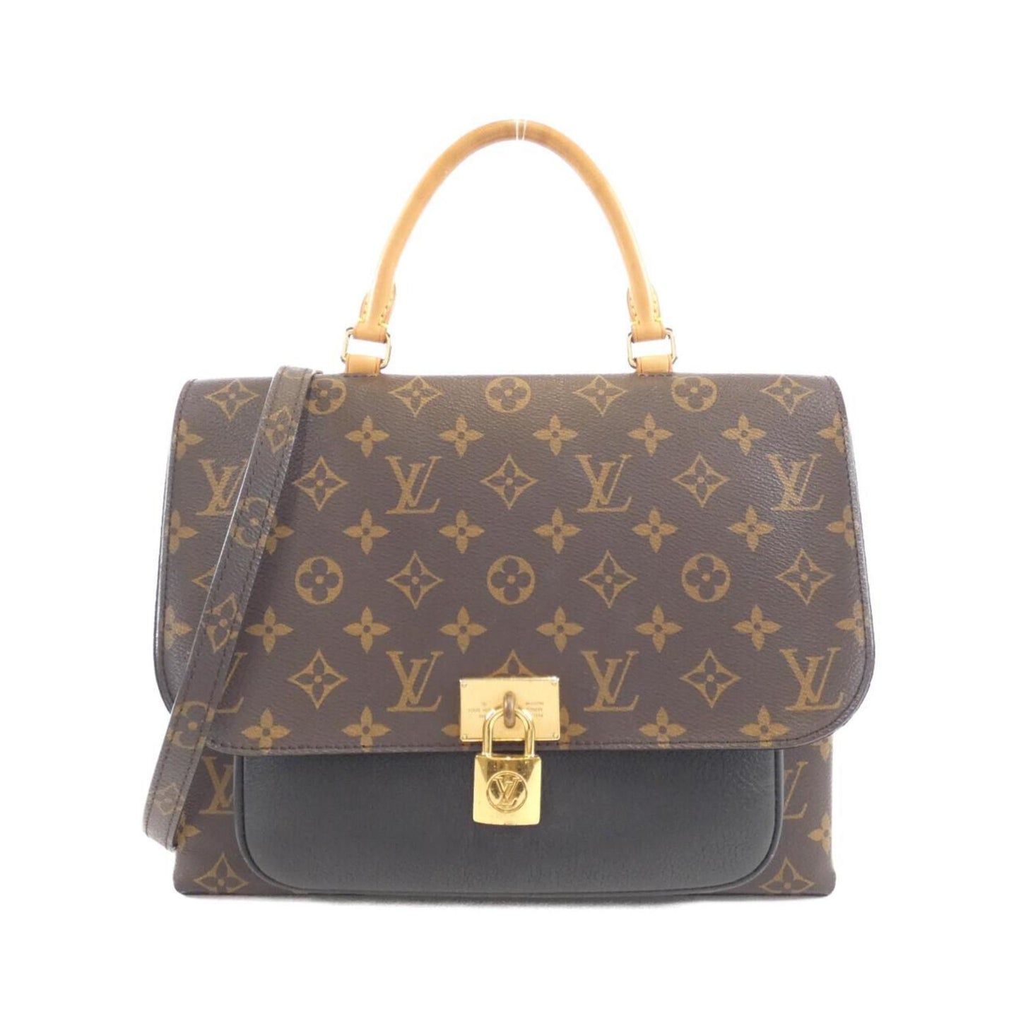 Louis Vuitton Marignan, Brown, Canvas, handbag