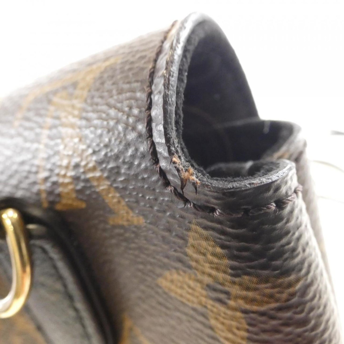 Louis Vuitton Marignan, Brown, Canvas, handbag