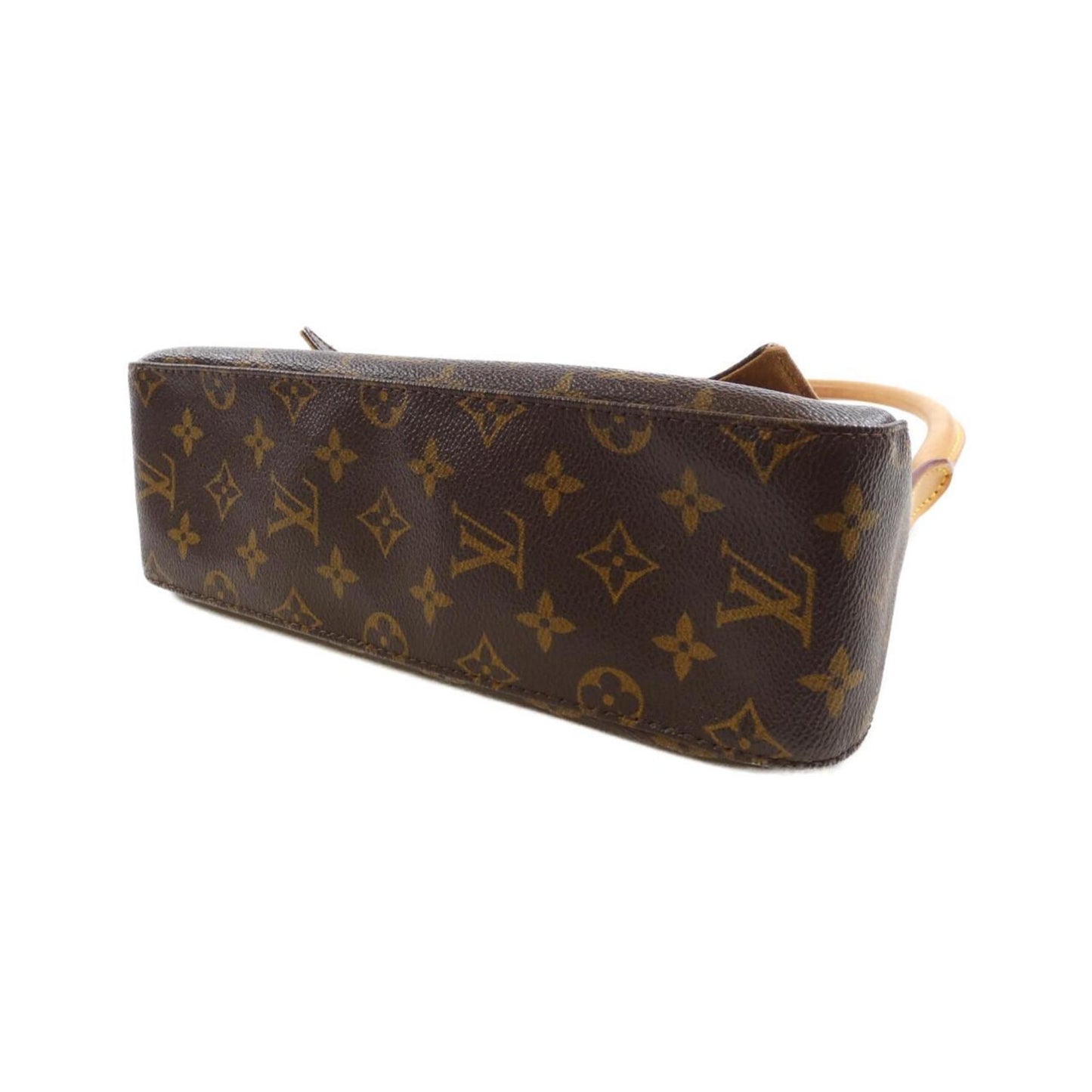 Louis Vuitton Mini looping, Brown, Canvas, shoulder