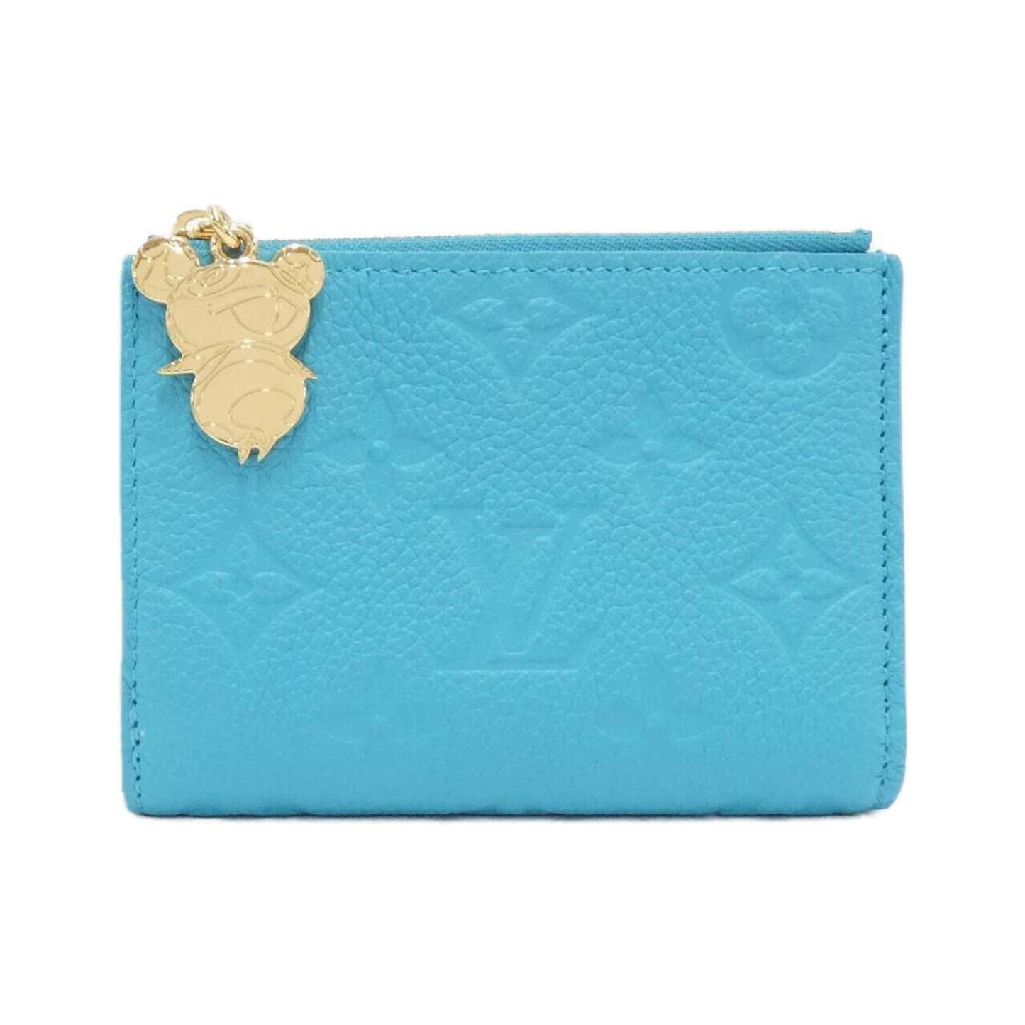 Louis Vuitton Lisa, Blue, Leather, wallet