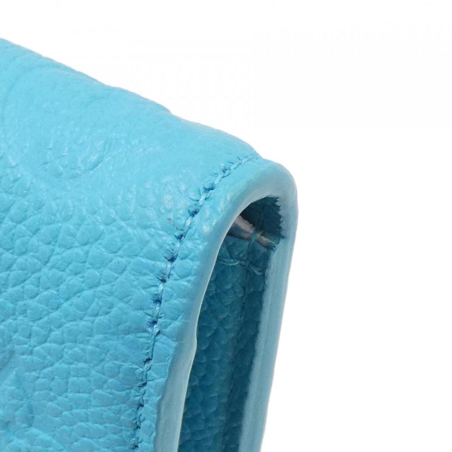 Louis Vuitton Lisa, Blue, Leather, wallet