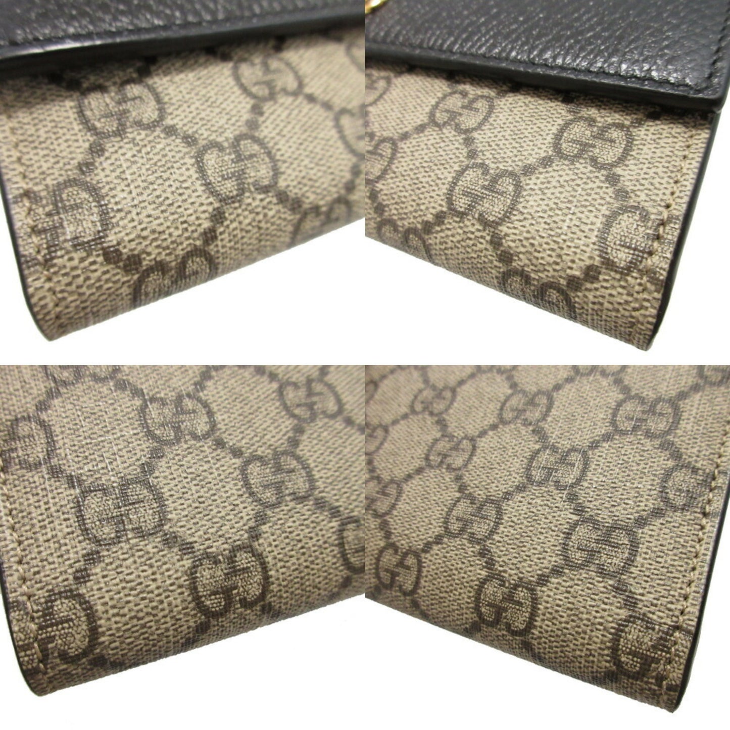 Gucci GG Marmont, Beige, "CANVAS, LEATHER", wallet