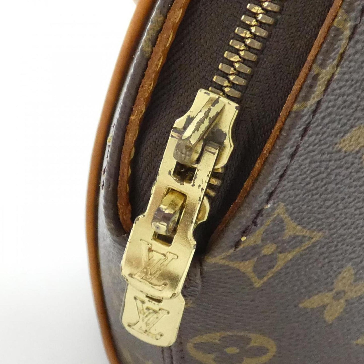 Louis Vuitton Ellipse PM, Brown, Canvas, handbag