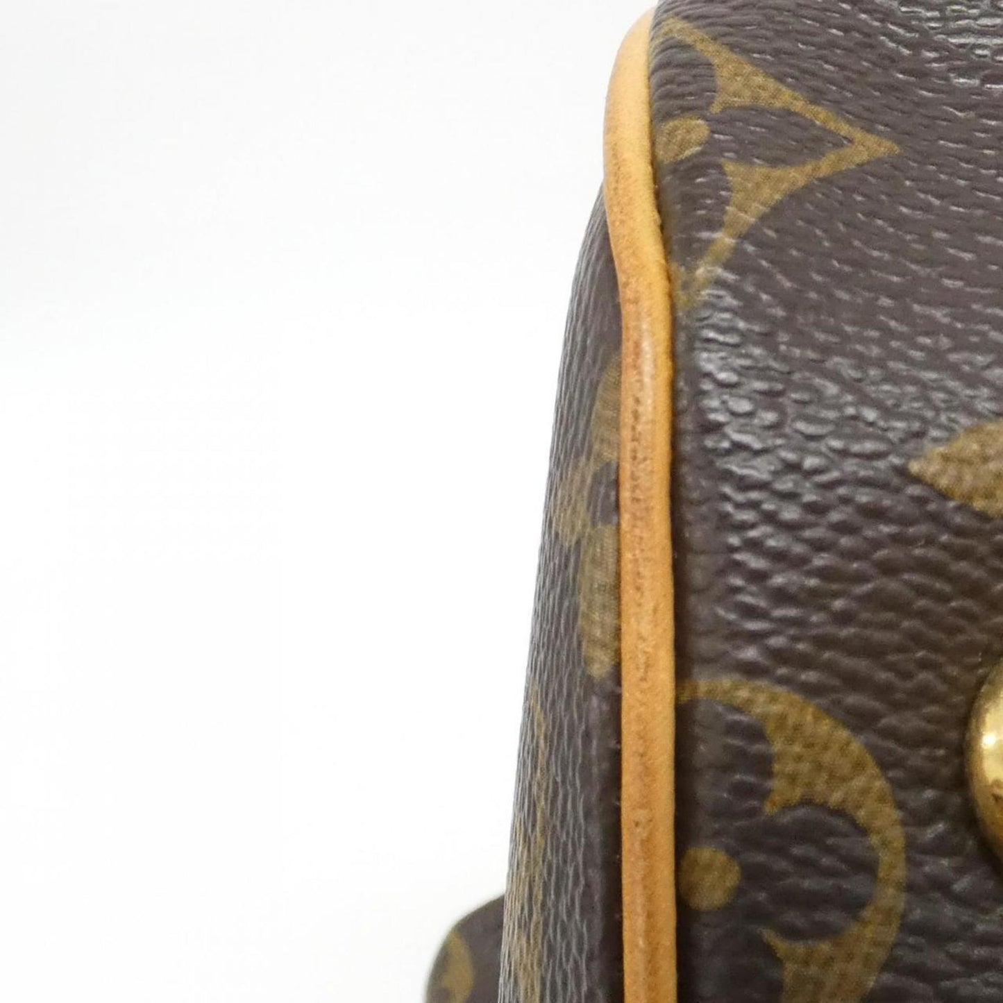 Louis Vuitton Tivoli, Brown, Canvas, shoulder