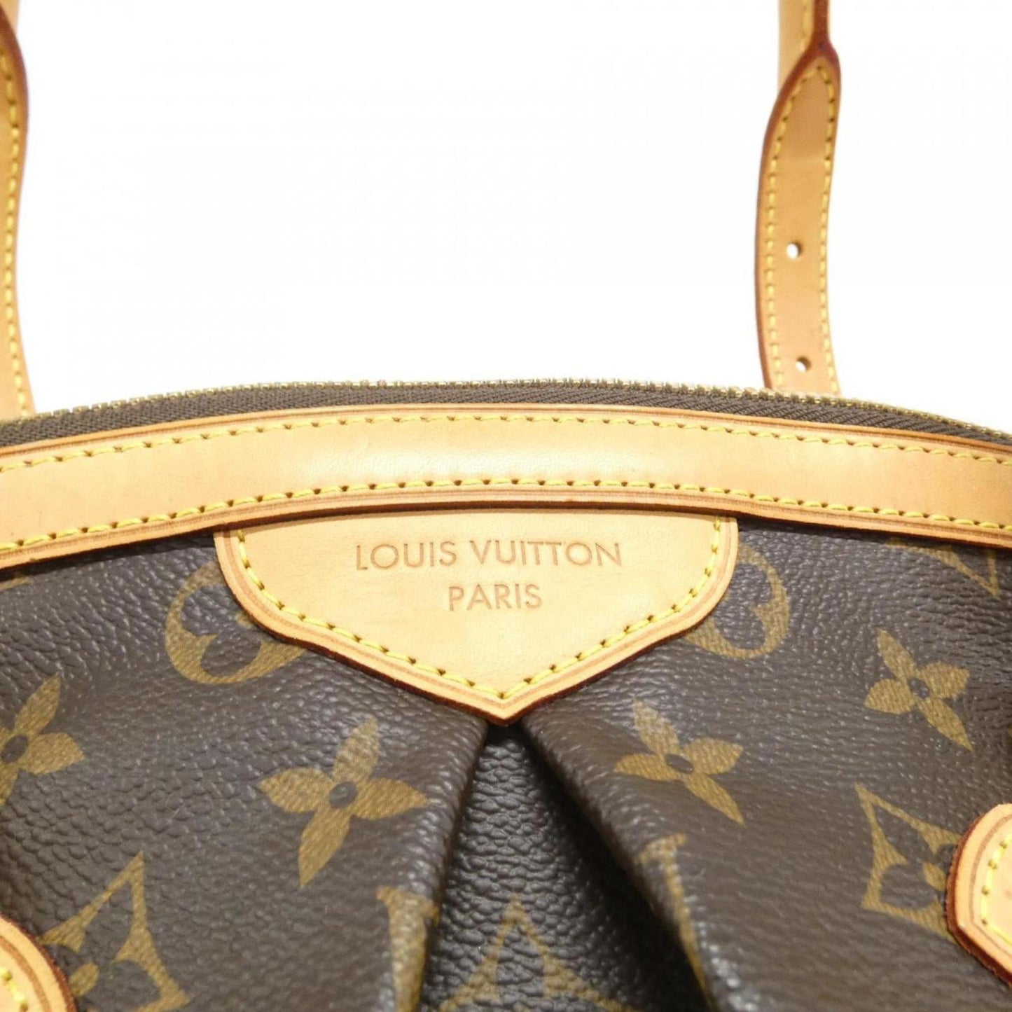 Louis Vuitton Tivoli, Brown, Canvas, shoulder
