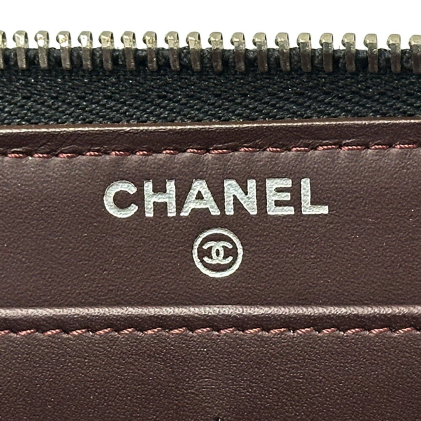 Chanel, Black, Leather, wallet