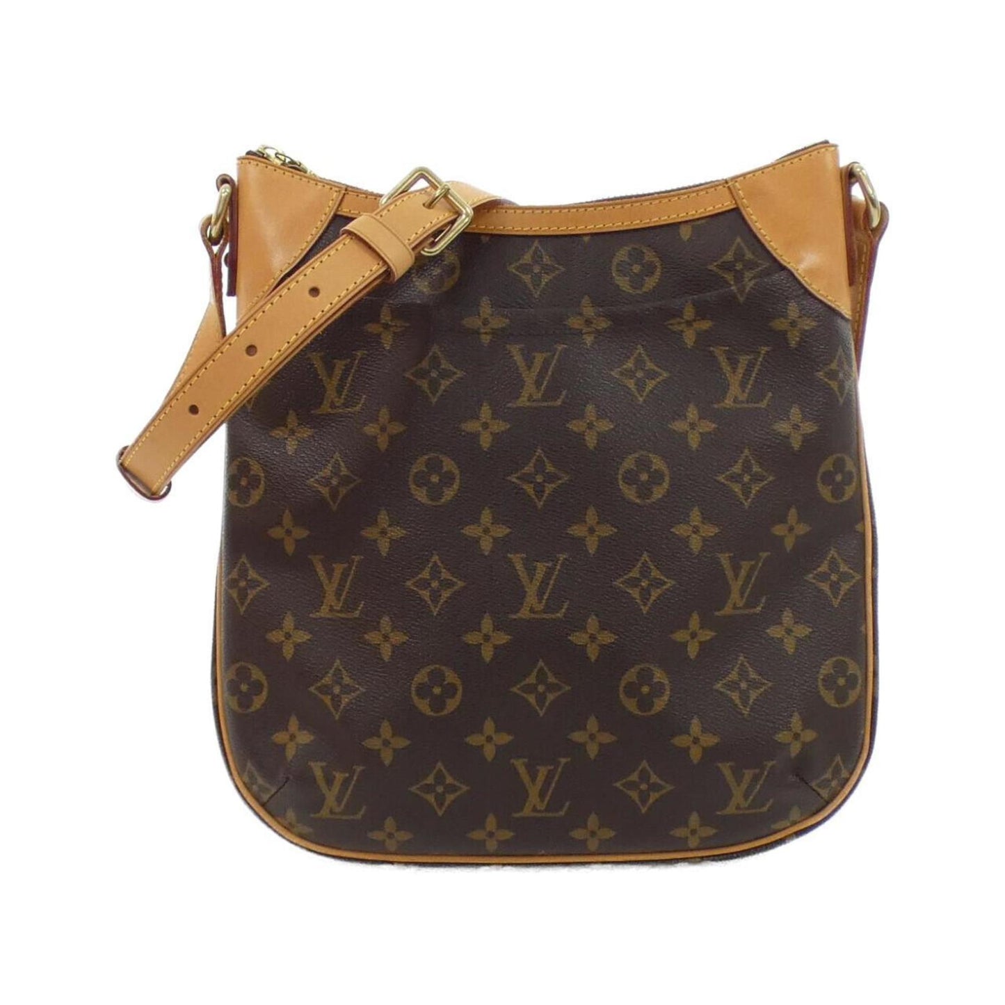 Louis Vuitton Odéon, Brown, Canvas, shoulder