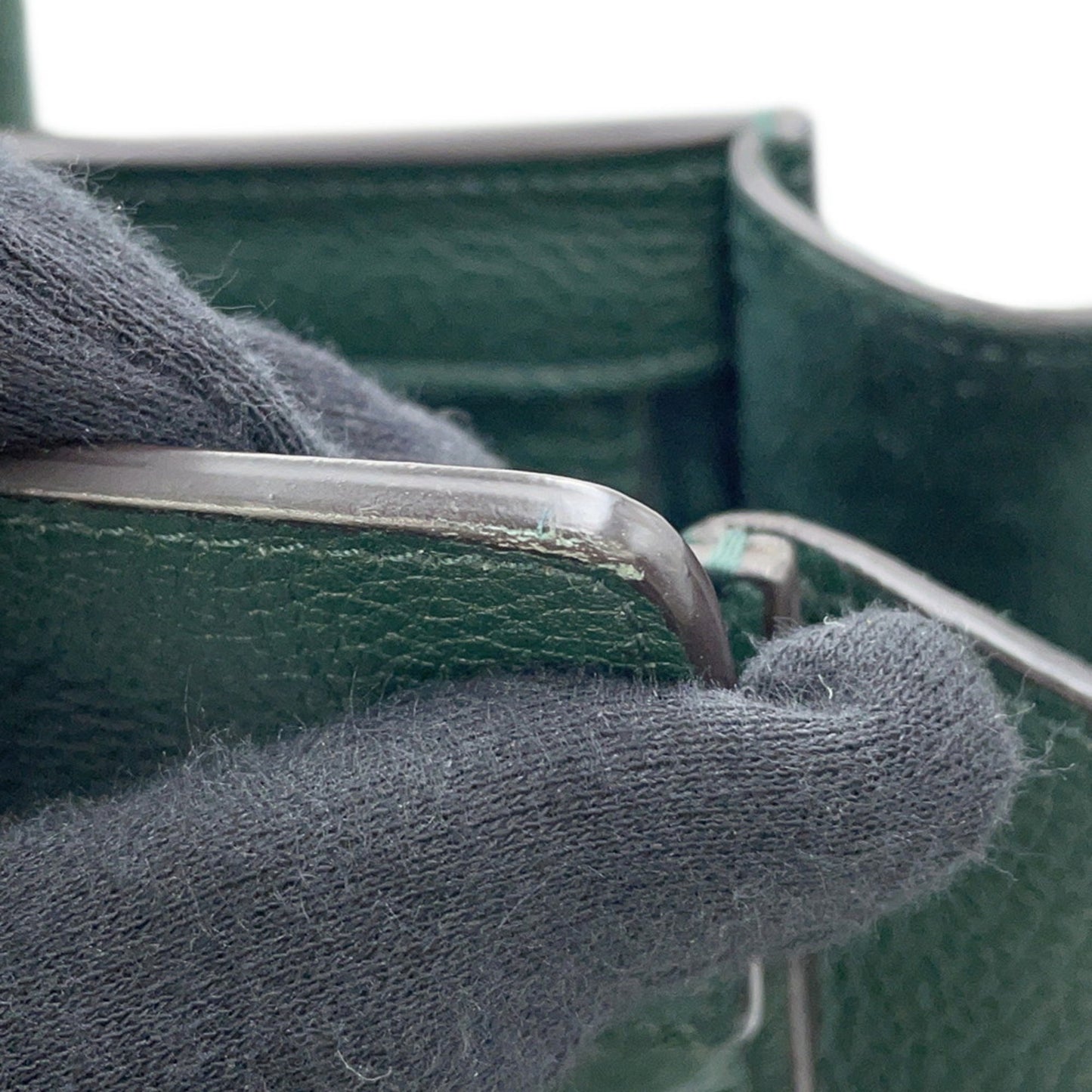 Céline Micro Luggage, Green, Leather, handbag