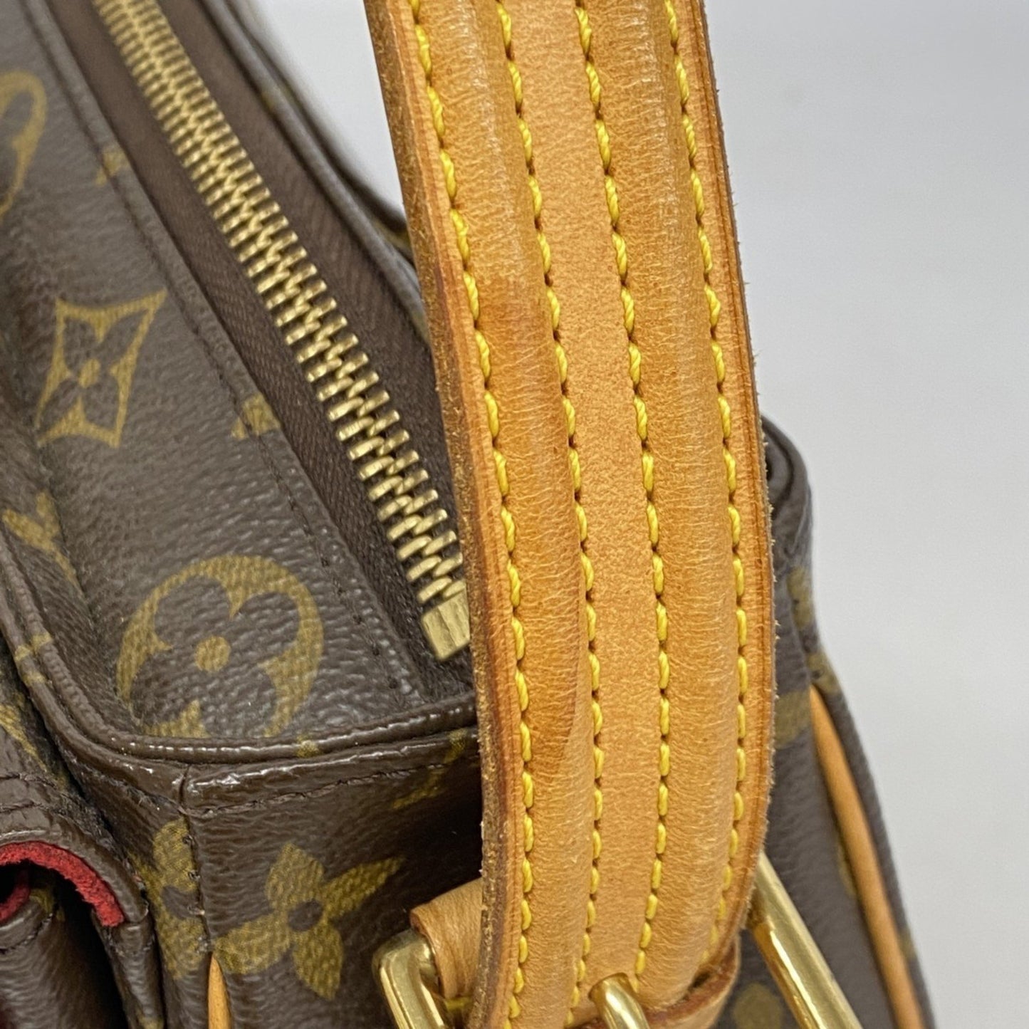 Louis Vuitton Viva Cité, Brown, Canvas, shoulder