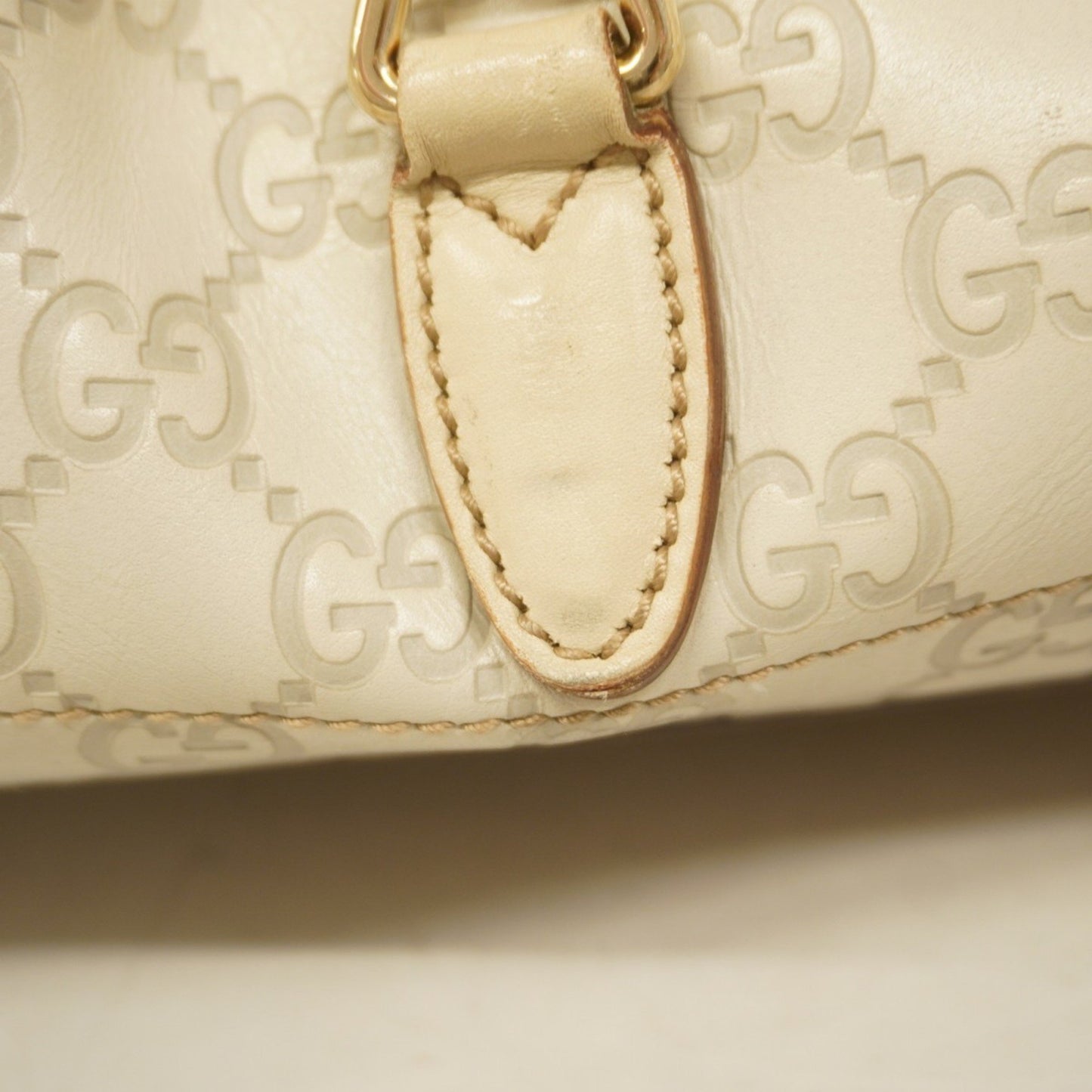 Gucci Jackie, Beige, Leather, shoulder