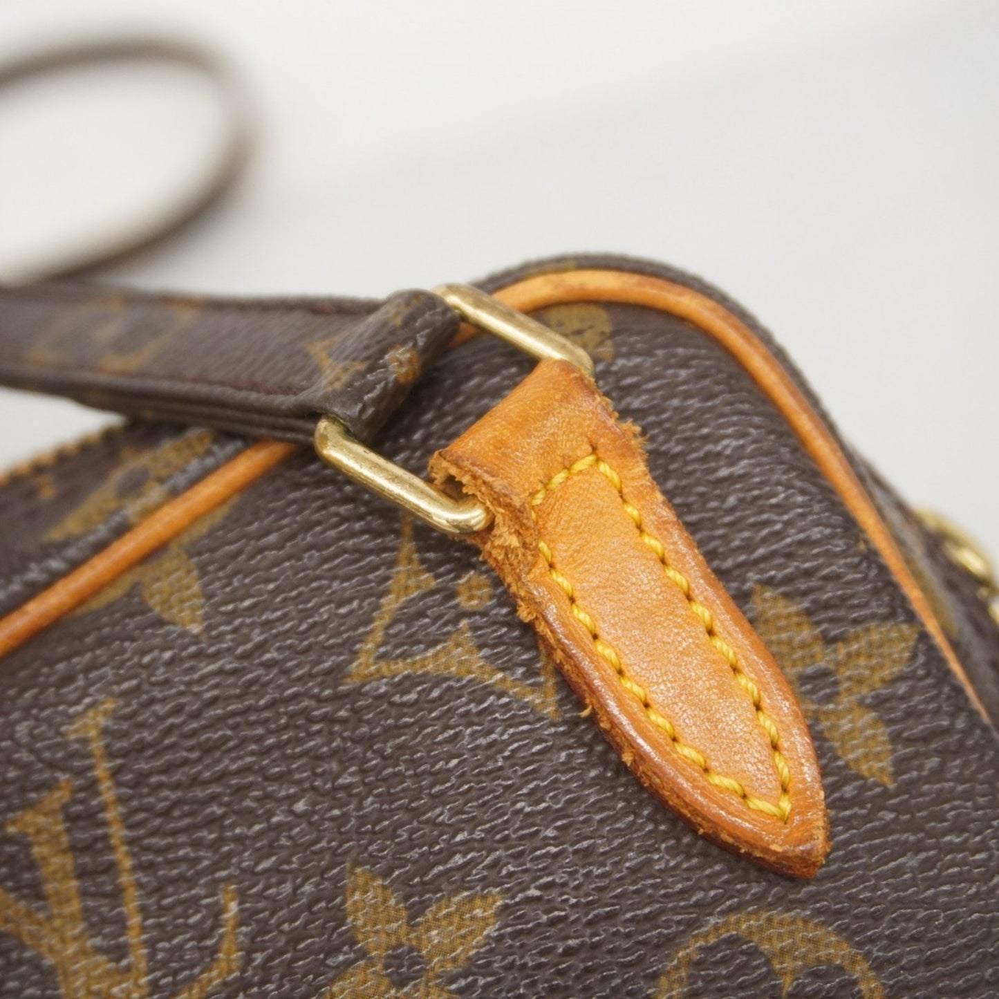 Louis Vuitton Marly, Brown, Canvas, shoulder