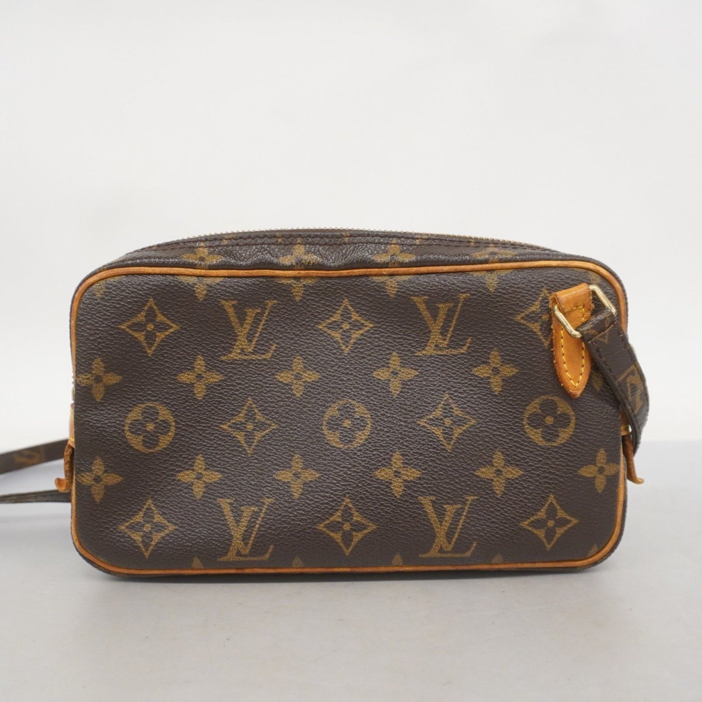 Louis Vuitton Marly, Brown, Canvas, shoulder
