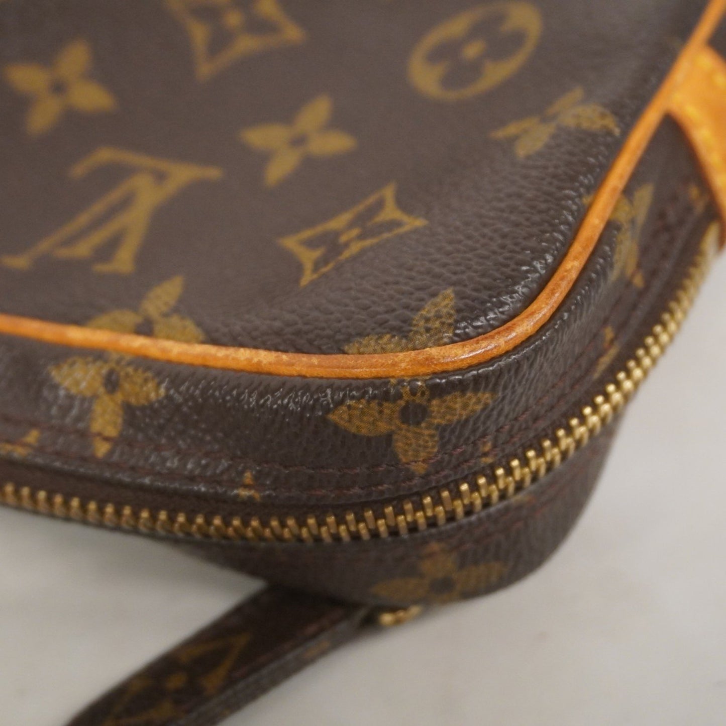 Louis Vuitton Marly, Brown, Canvas, shoulder