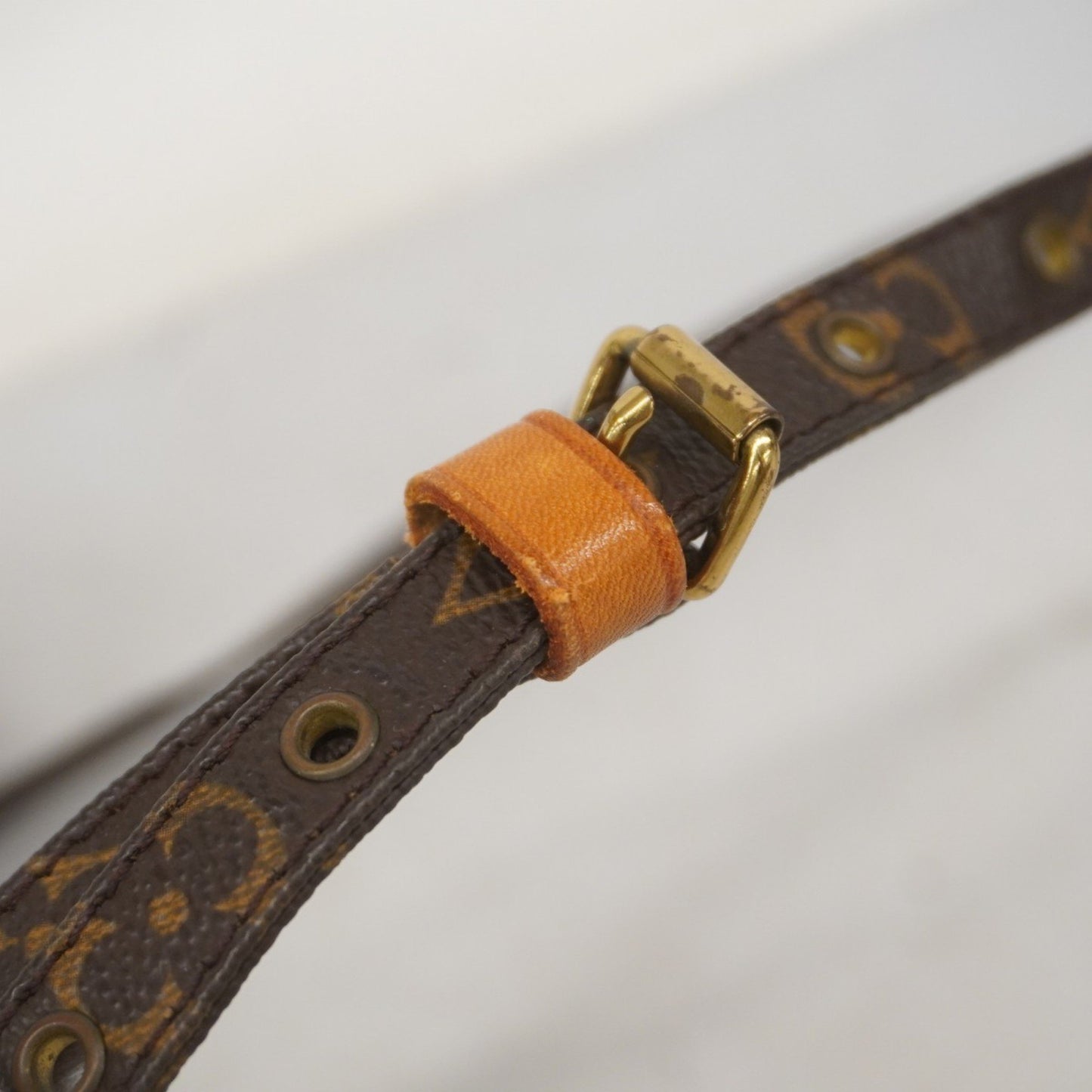 Louis Vuitton Marly, Brown, Canvas, shoulder