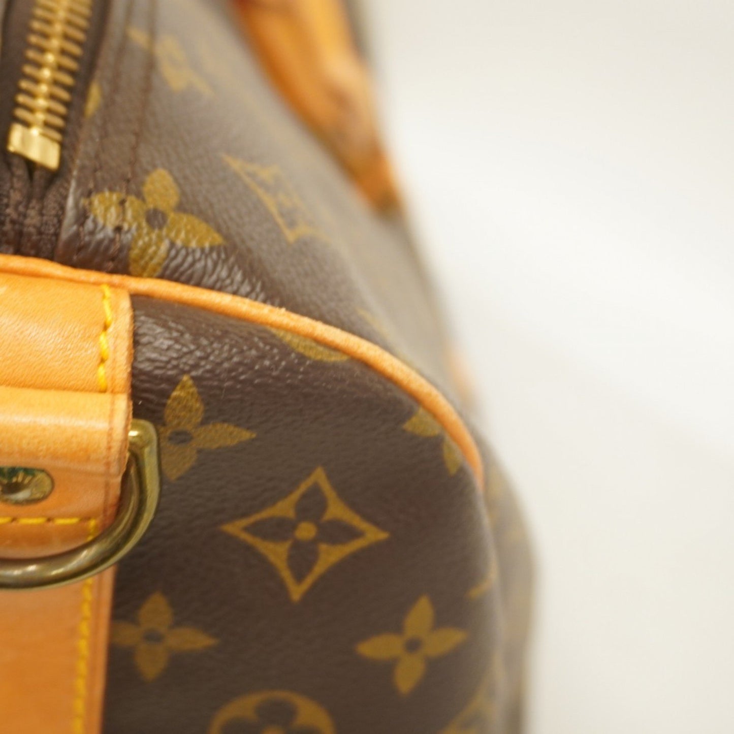 Louis Vuitton Keepall 60, Brown, Canvas, travel