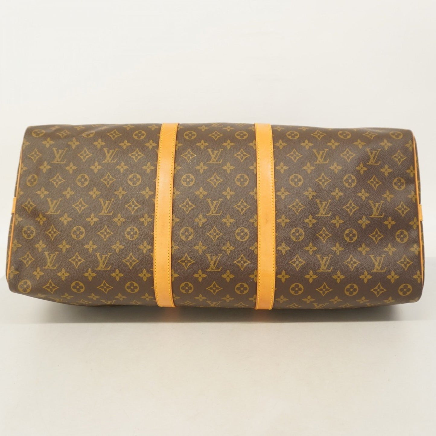 Louis Vuitton Keepall 60, Brown, Canvas, travel