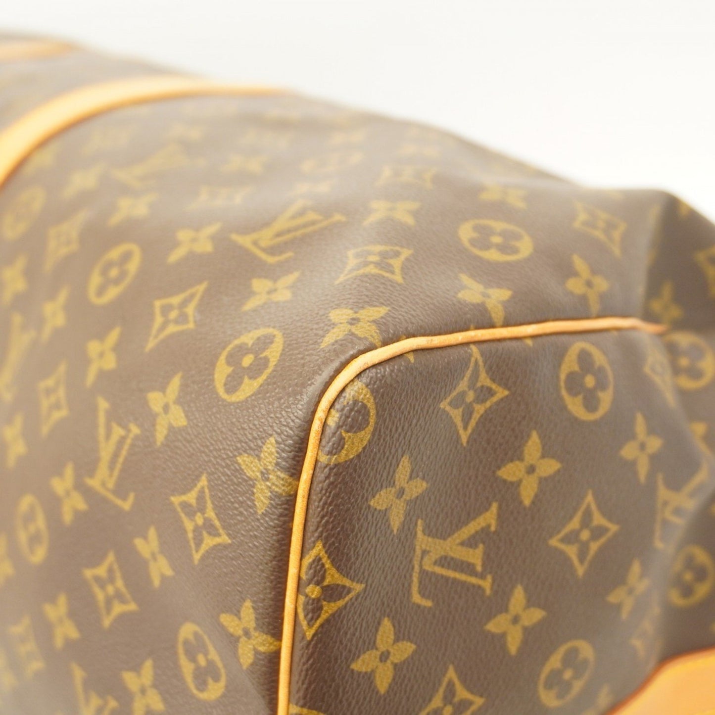 Louis Vuitton Keepall 60, Brown, Canvas, travel
