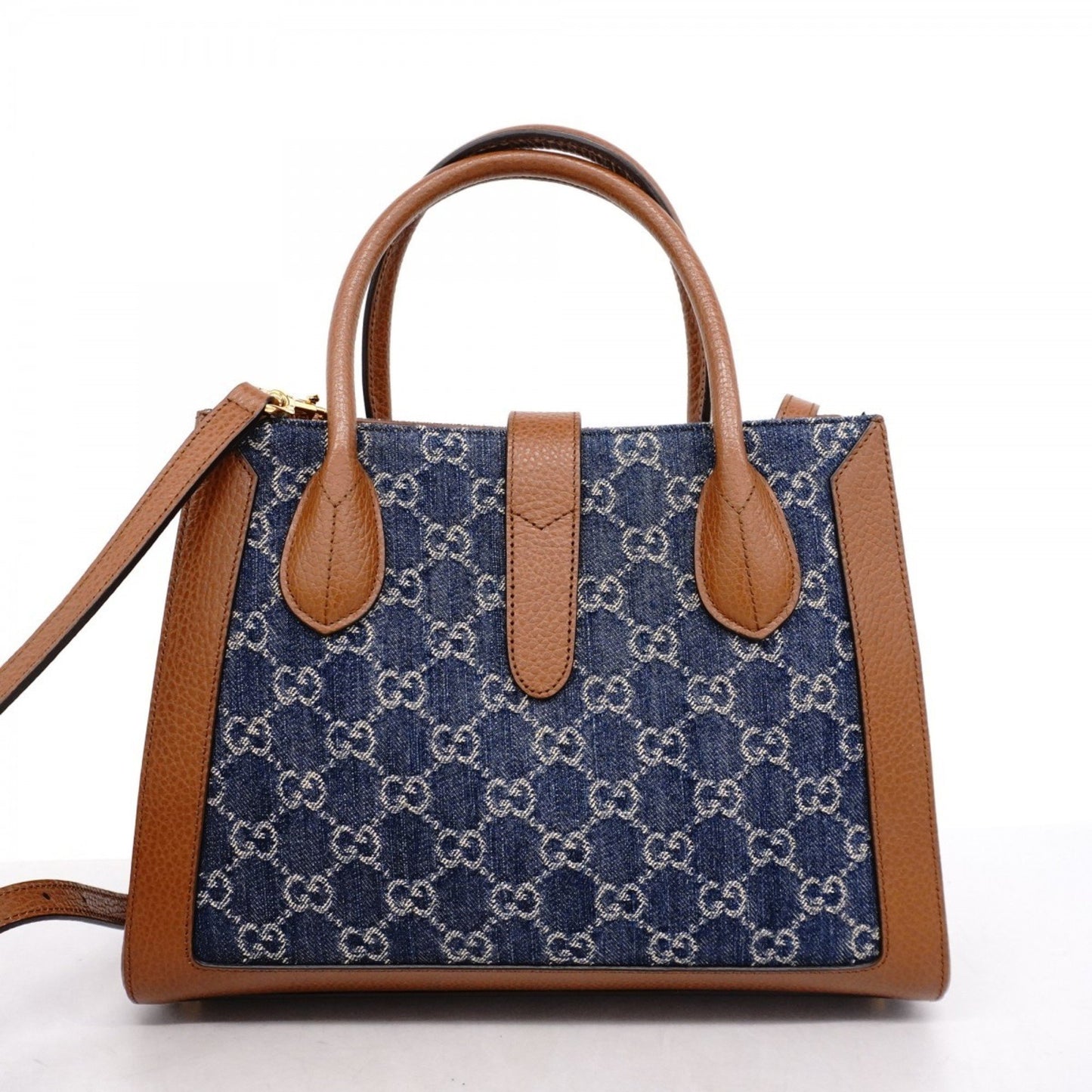 Gucci Jackie, Blue, Denim - Jeans, handbag