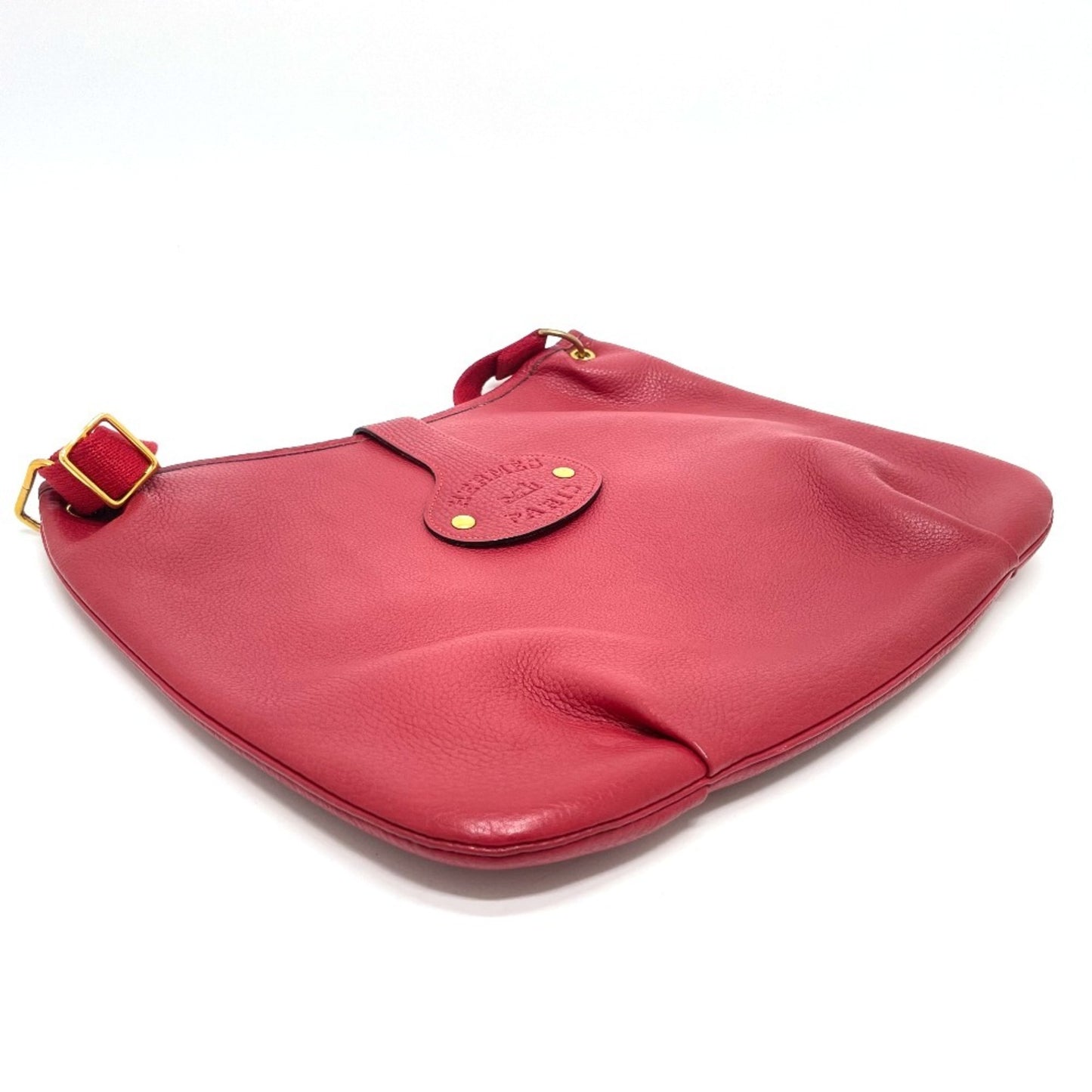 Hermès Rodeo, Red, Leather, shoulder