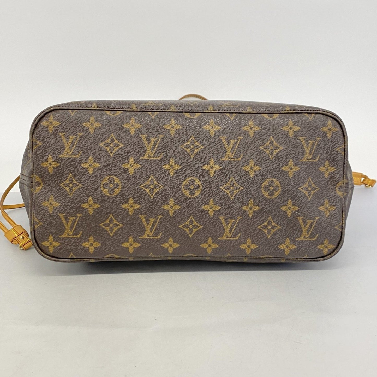 Louis Vuitton Neverfull MM, Brown, Canvas, tote
