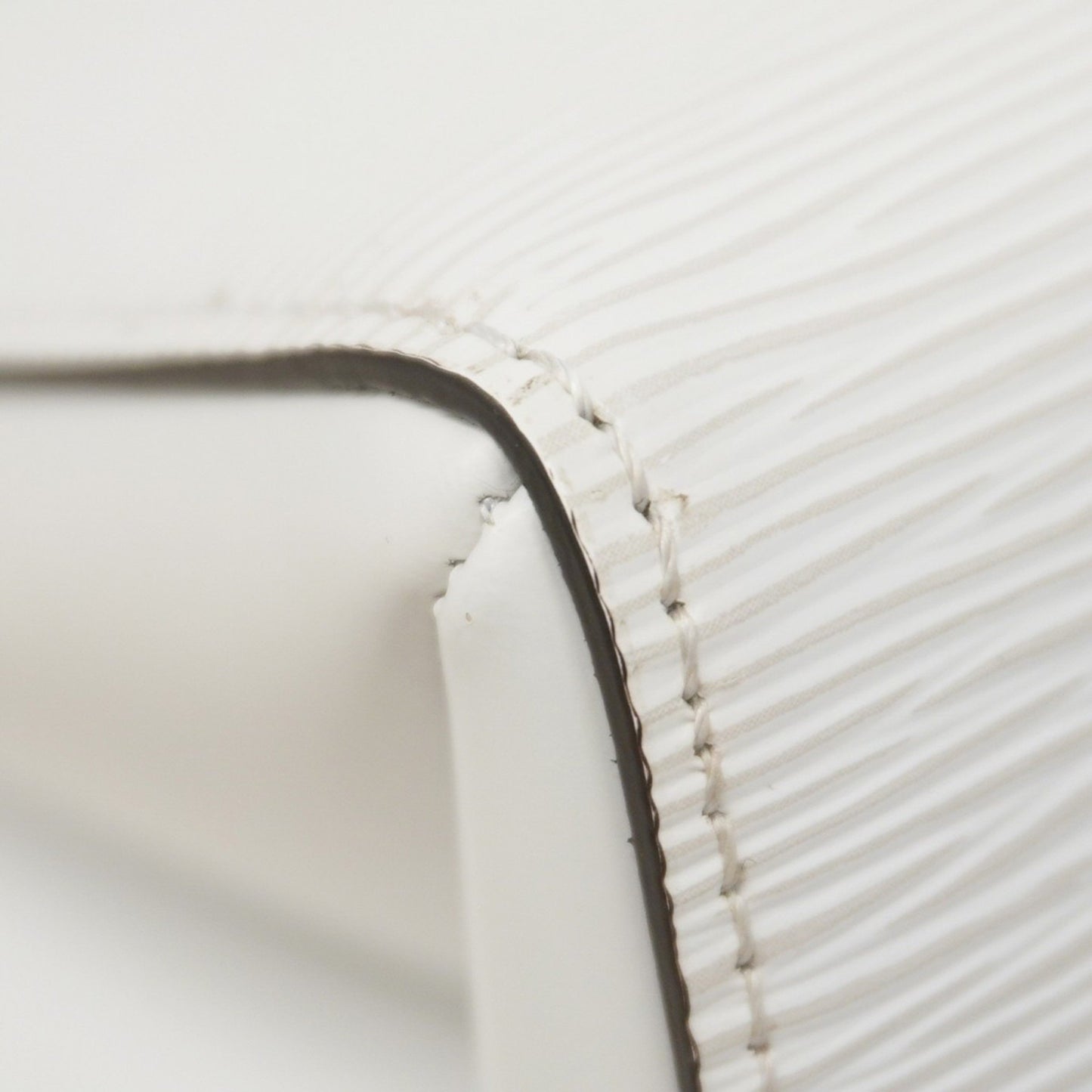 Louis Vuitton Grenelle, White, Leather, handbag
