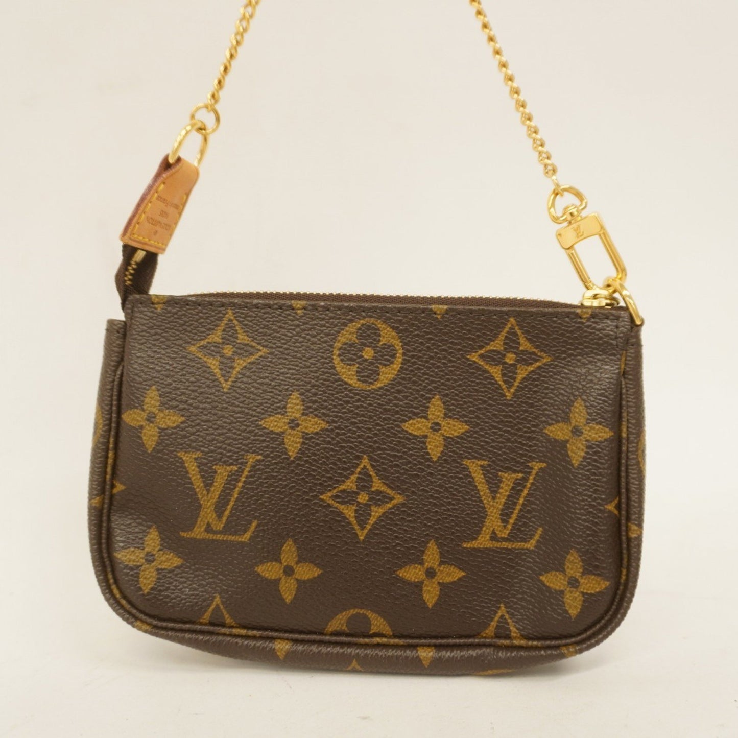 Louis Vuitton Mini Pochette Accessoires, Brown, Canvas, clutch