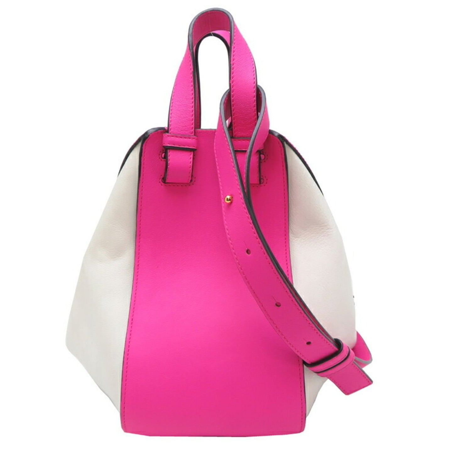 Loewe Hammock, Pink, Leather, handbag
