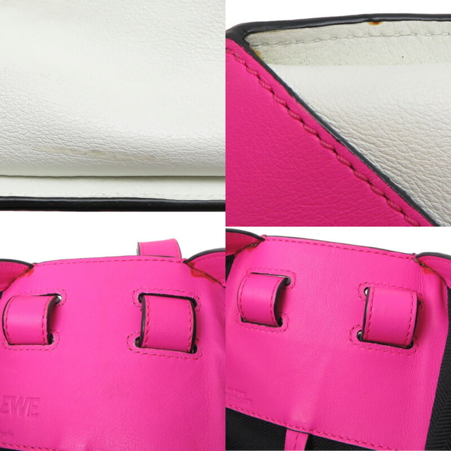 Loewe Hammock, Pink, Leather, handbag