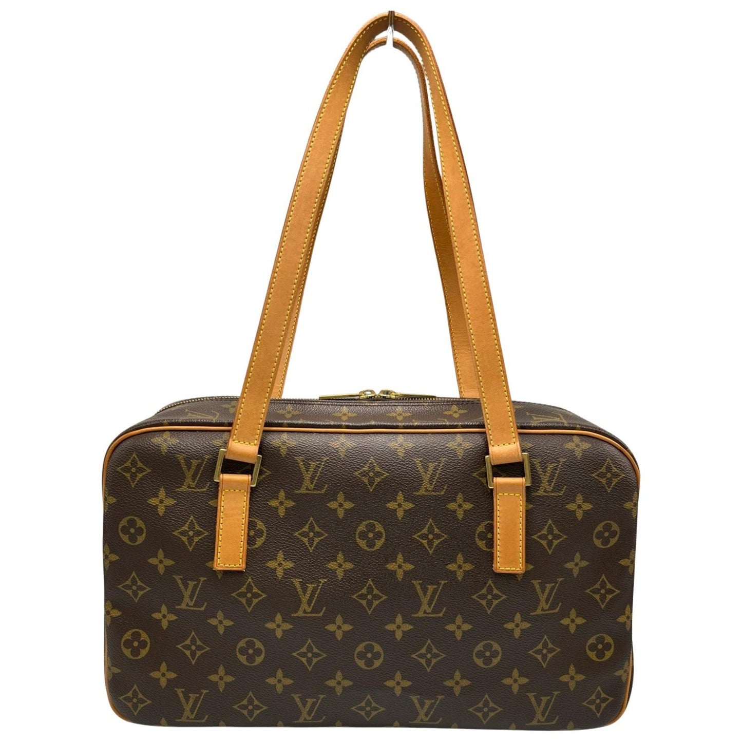 Louis Vuitton Cité, Brown, Canvas, shoulder