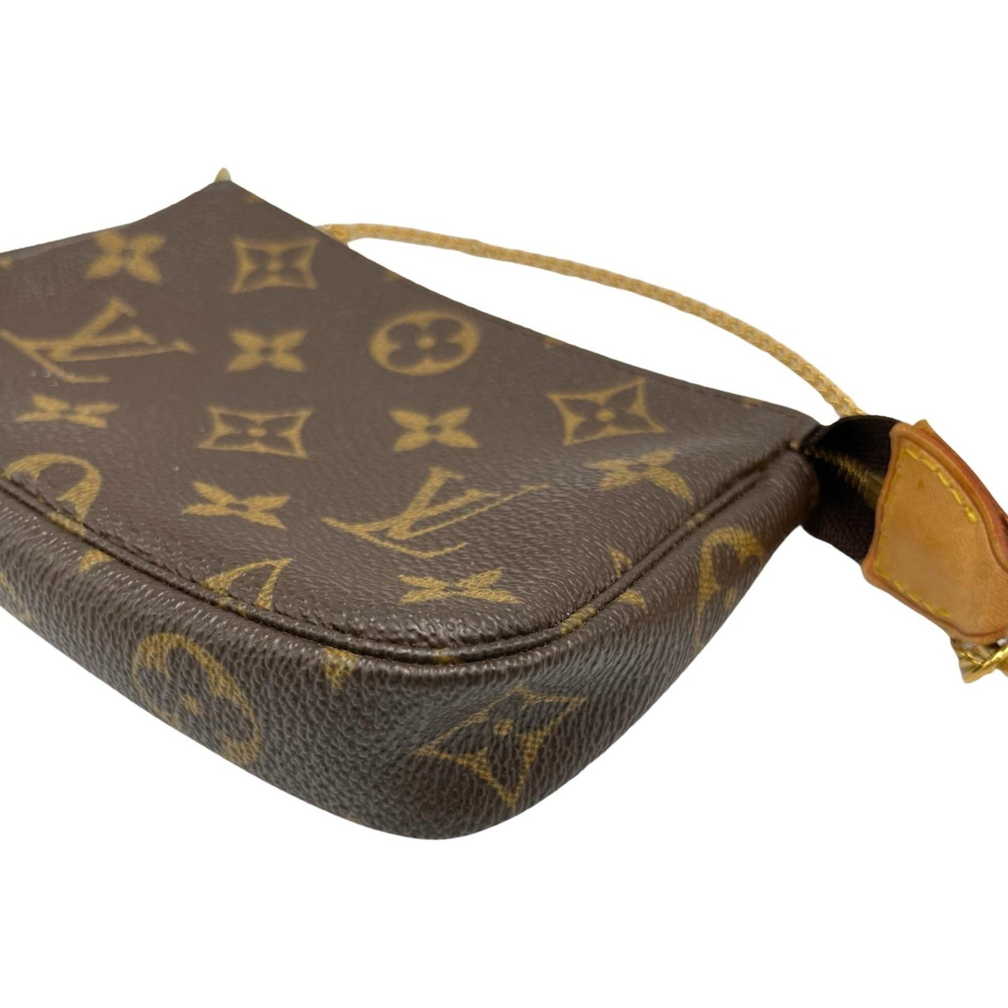 Louis Vuitton Mini Pochette Accessoires, Brown, Canvas, clutch