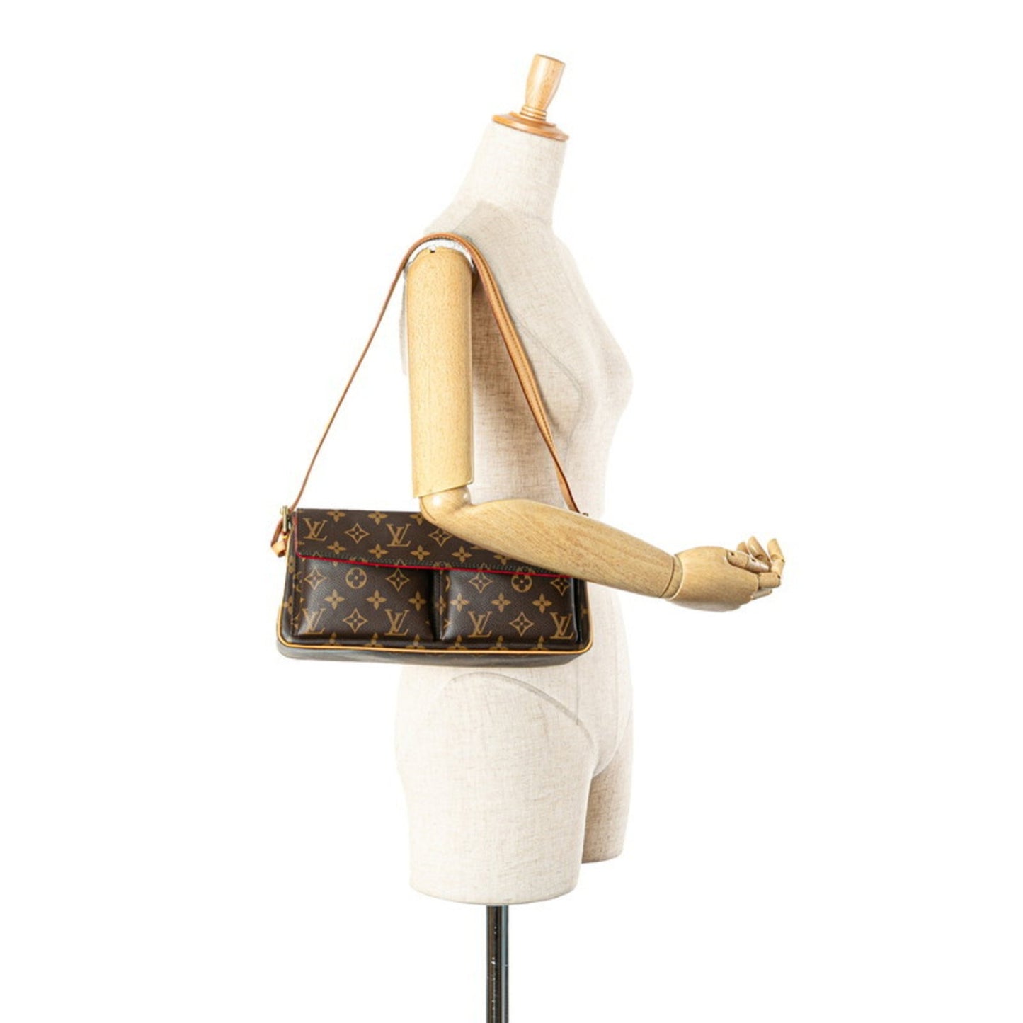 Louis Vuitton Viva Cité, Brown, Canvas, shoulder